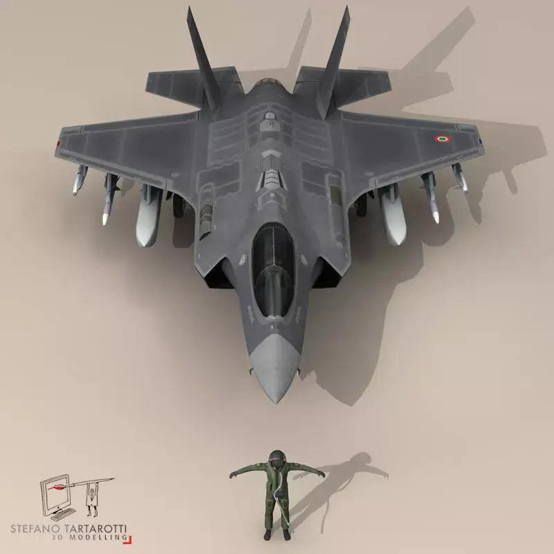 F35A - Italian Air Force 3D model