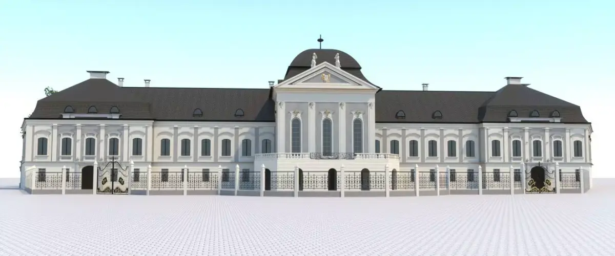 Presidential palace - 2019 reconstruction - Bratislava Slovakia 3D model