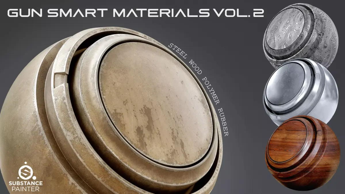 Gun Smart materials vol 02 3D model