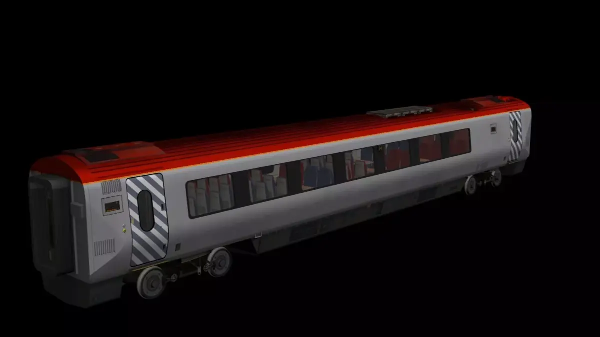 Voyager 220 Train 3D model