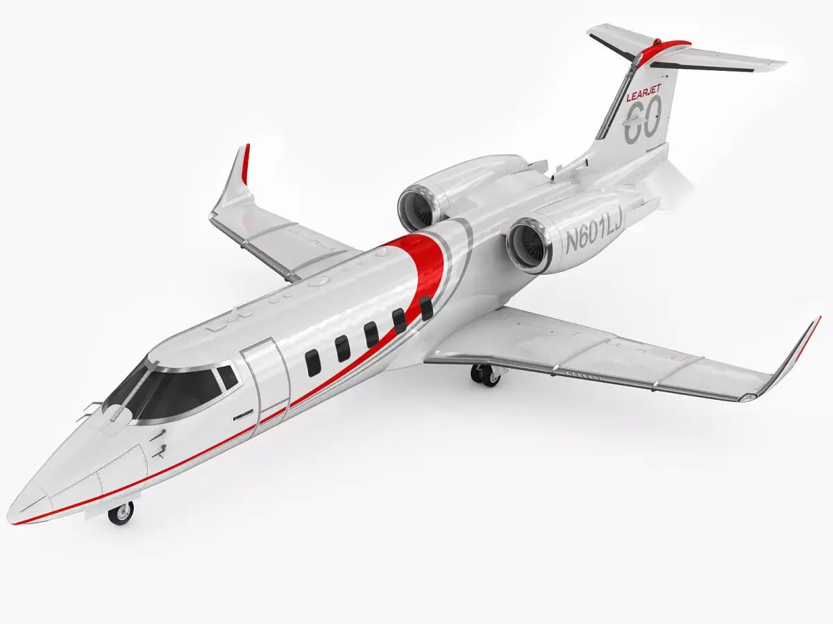 Bombardier Learjet 60 3D model