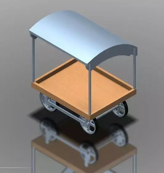 Panipuri cart Free 3D model