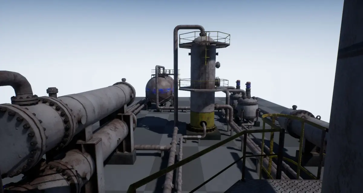 Industrial Vessels PBR PACK Low-poly 3D model