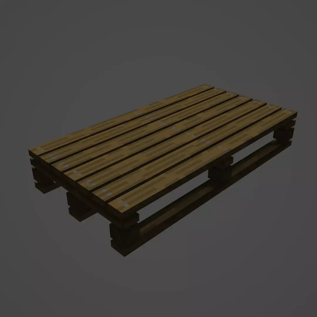 Pallet wooden 3D model buy