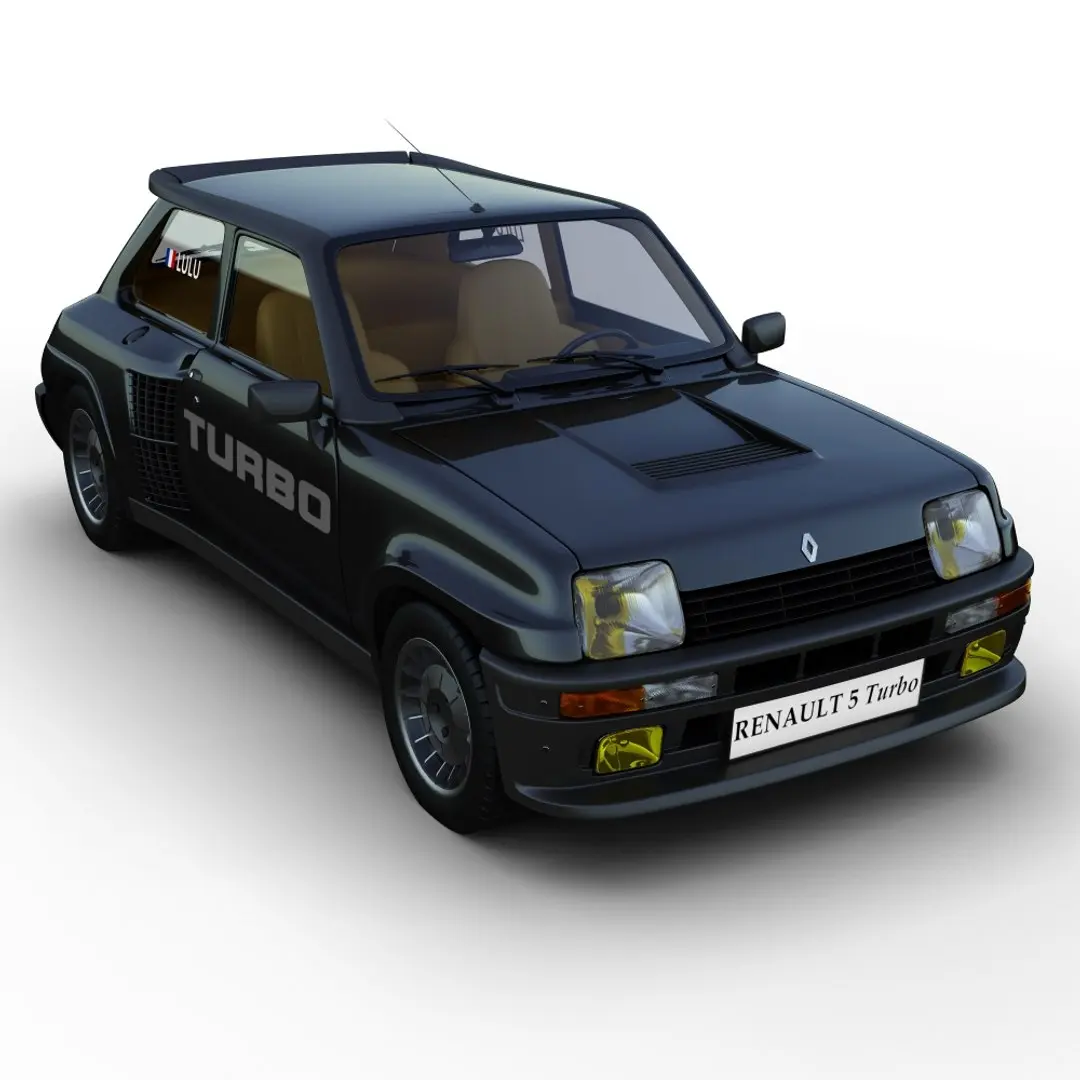 Renault 5 Turbo 3D model purchase