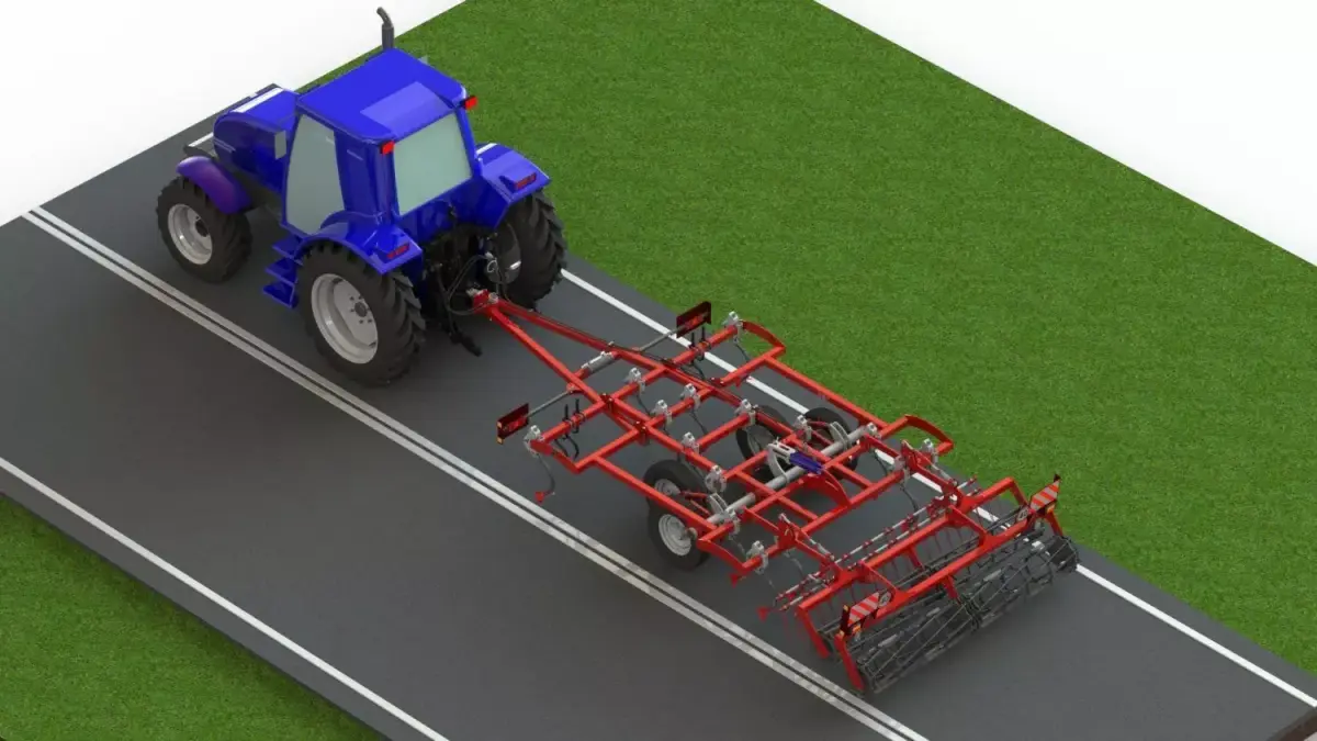 WG 0005 - Cultivator of continuous processing 300 3D model