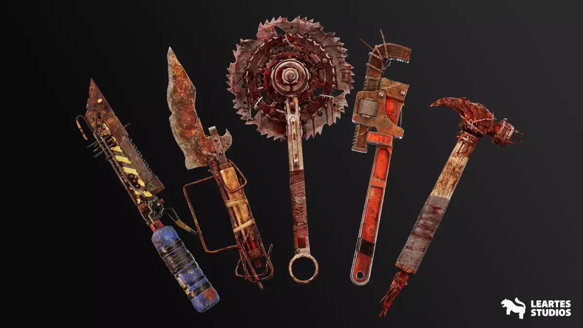 Post Apocalyptic Melee Weapons VOL 1 Low-poly 3D model