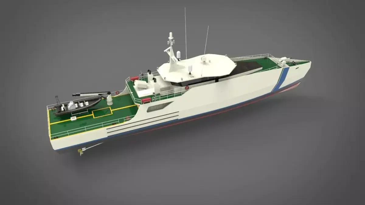Coastguard Patrol Ship 3D model