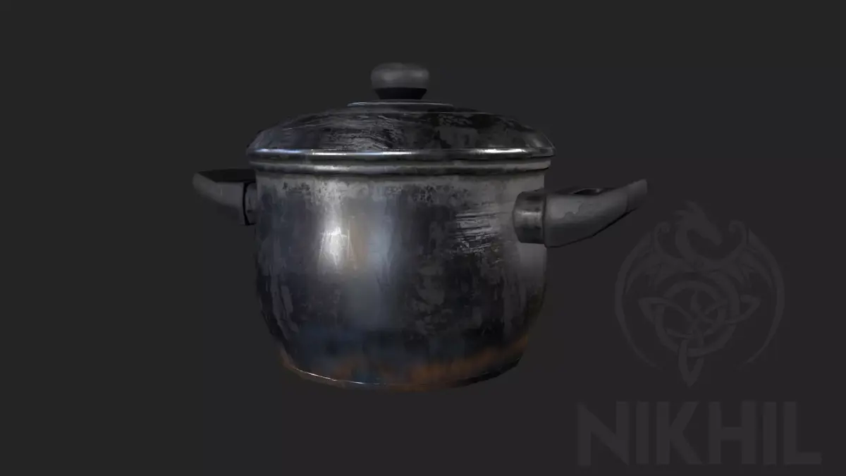 Kitchen utensil  Free low-poly 3D model