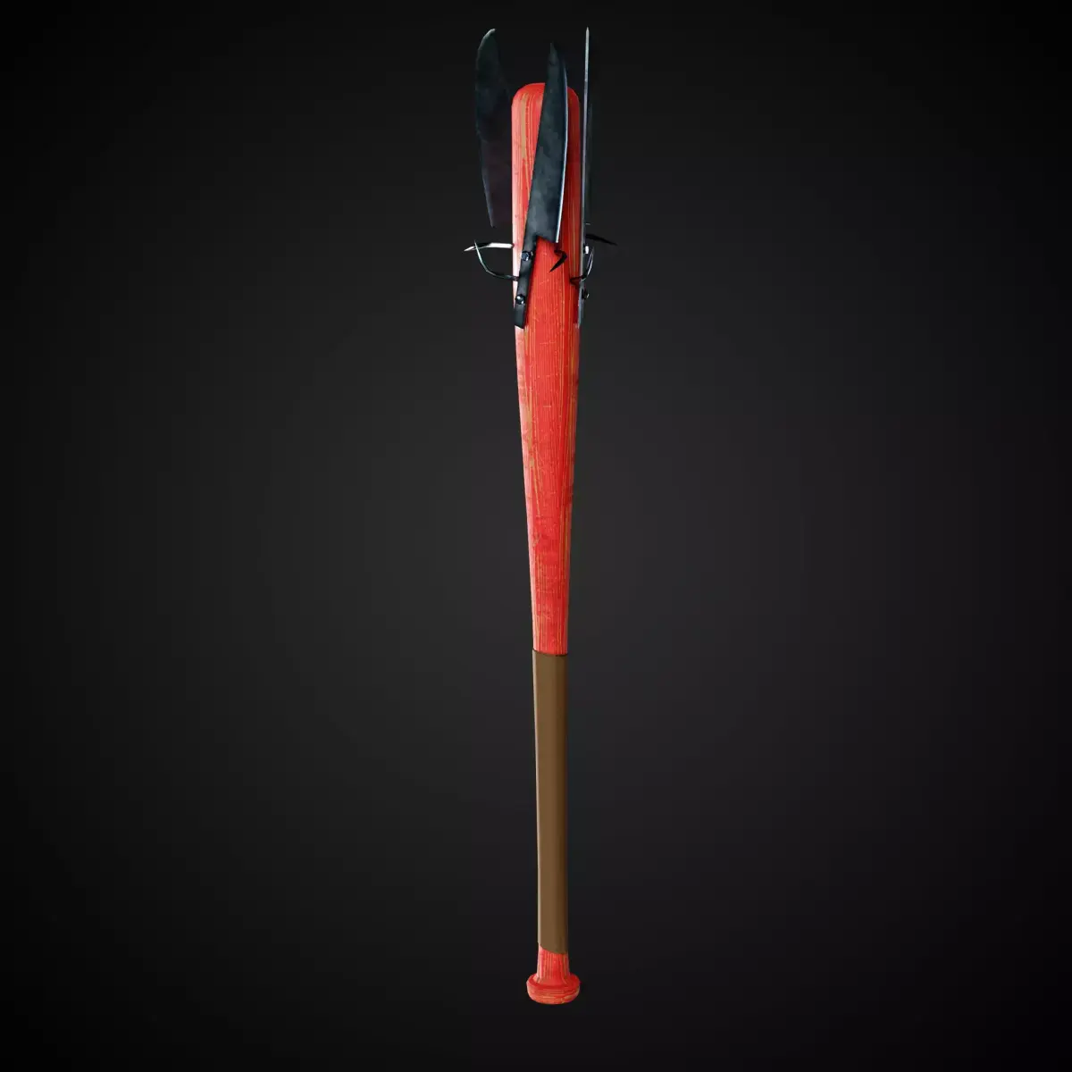 Apocalyptic Game Ready Melee 4k Textures Blend Free 3D model