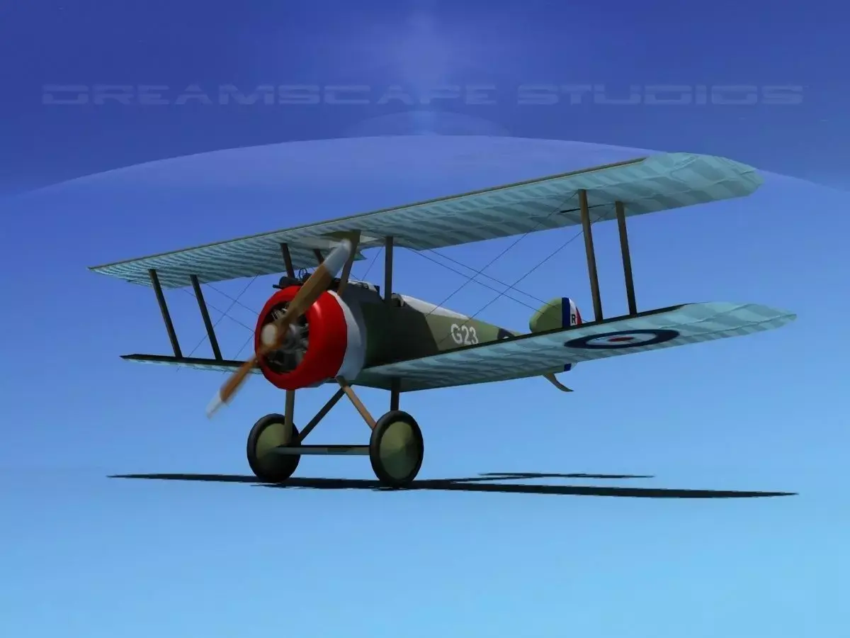 Sopwith Camel 3D model V2