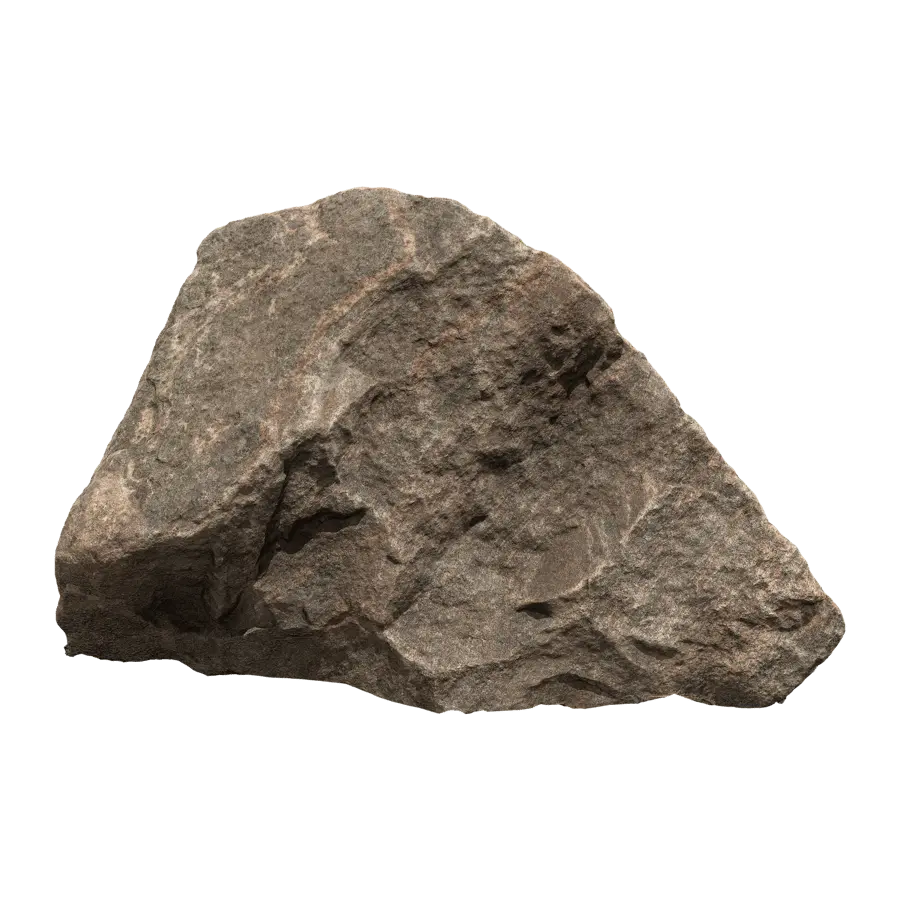  Streaked Wedged Large Rock Boulder Model  purchase