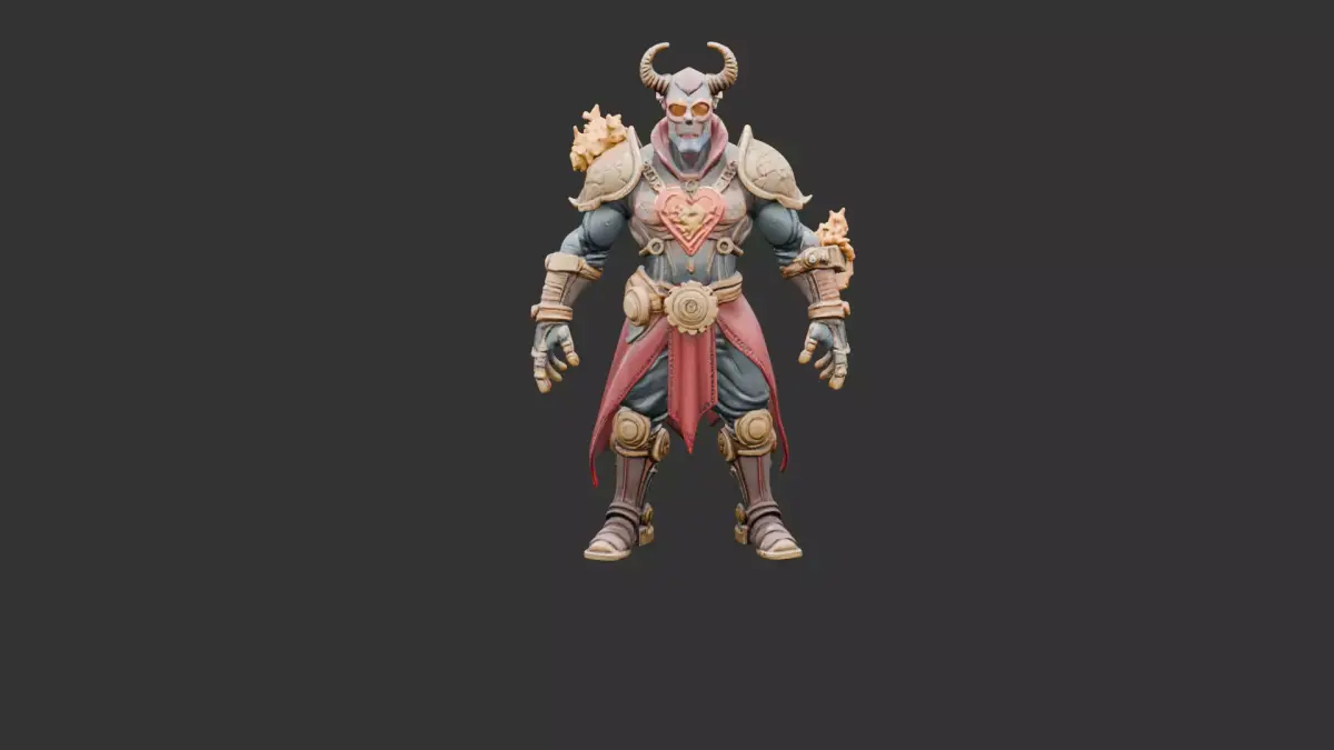 Clockwork Alchemist Low-poly 3D model