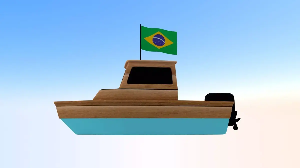 Brazil Fishing Boat 3D model