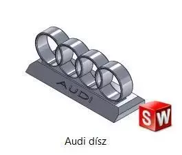 Audi table decoration 3D model