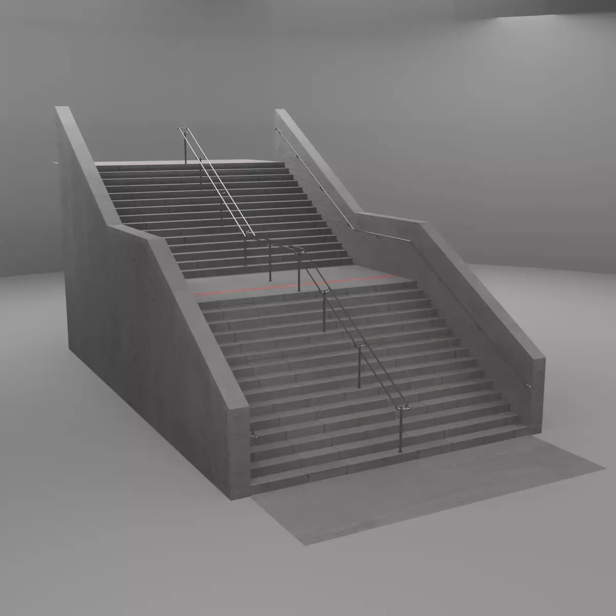 Stairs stair railing - stair railing 3D model