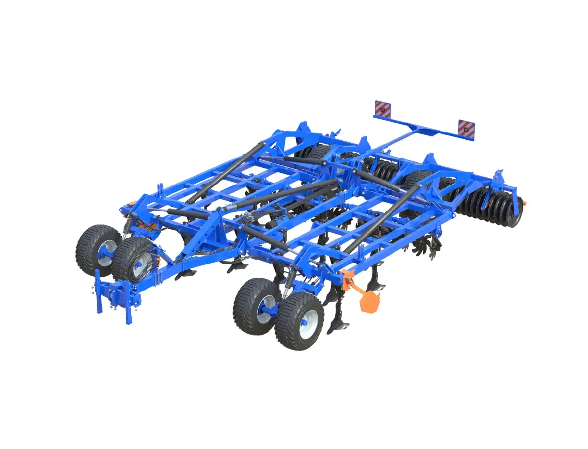 Soil Cultivator   Low-poly 3D model
