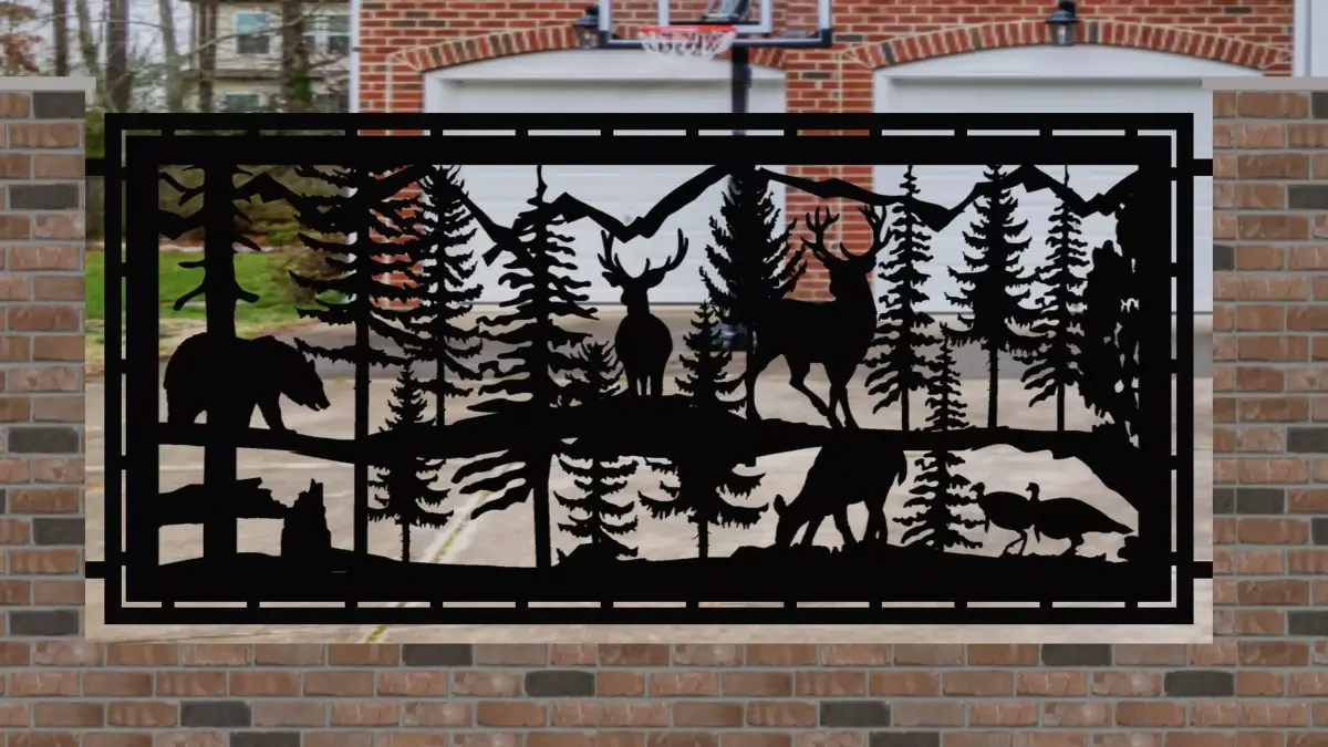 Turkeys-Bucks-Doe-Bear-24x48-cm - dxf file - laser cut 3D model