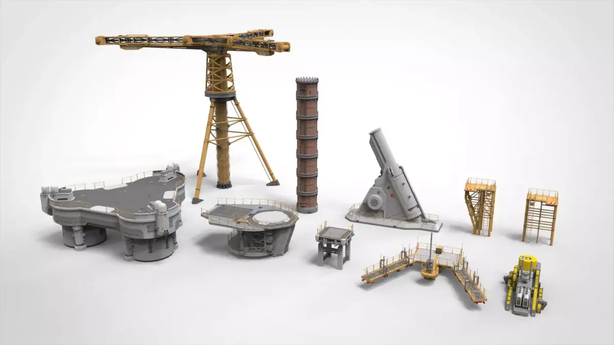 sci fi props 7 3D model
