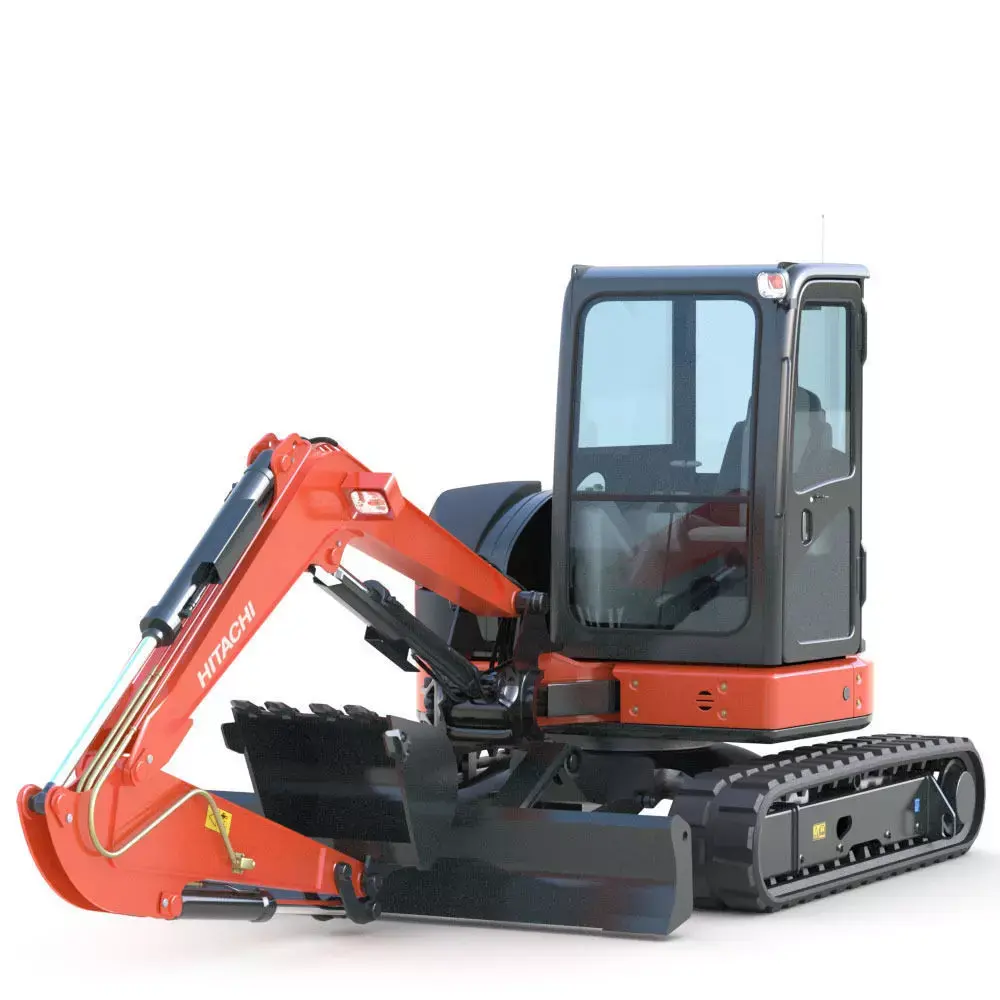 Mini Excavator Hitachi ZX55U 3D model