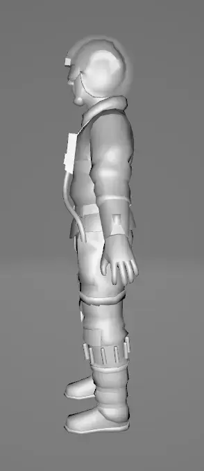 STAR WARS Rebel Pilot - Low Poly Game - Battlefield - FBX MODEL Low-poly 3D model