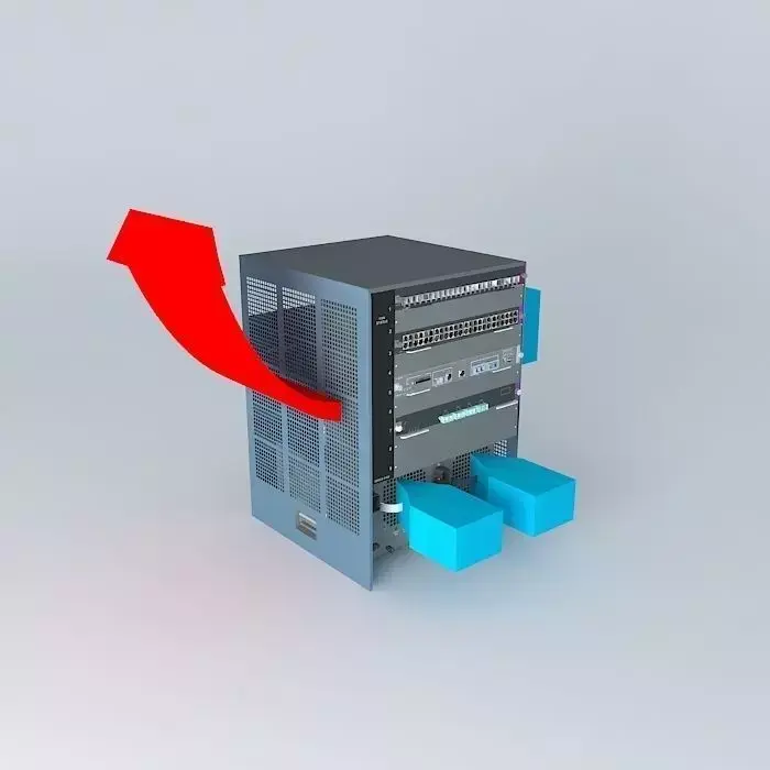 Cisco Catalyst 6509 E 3D model