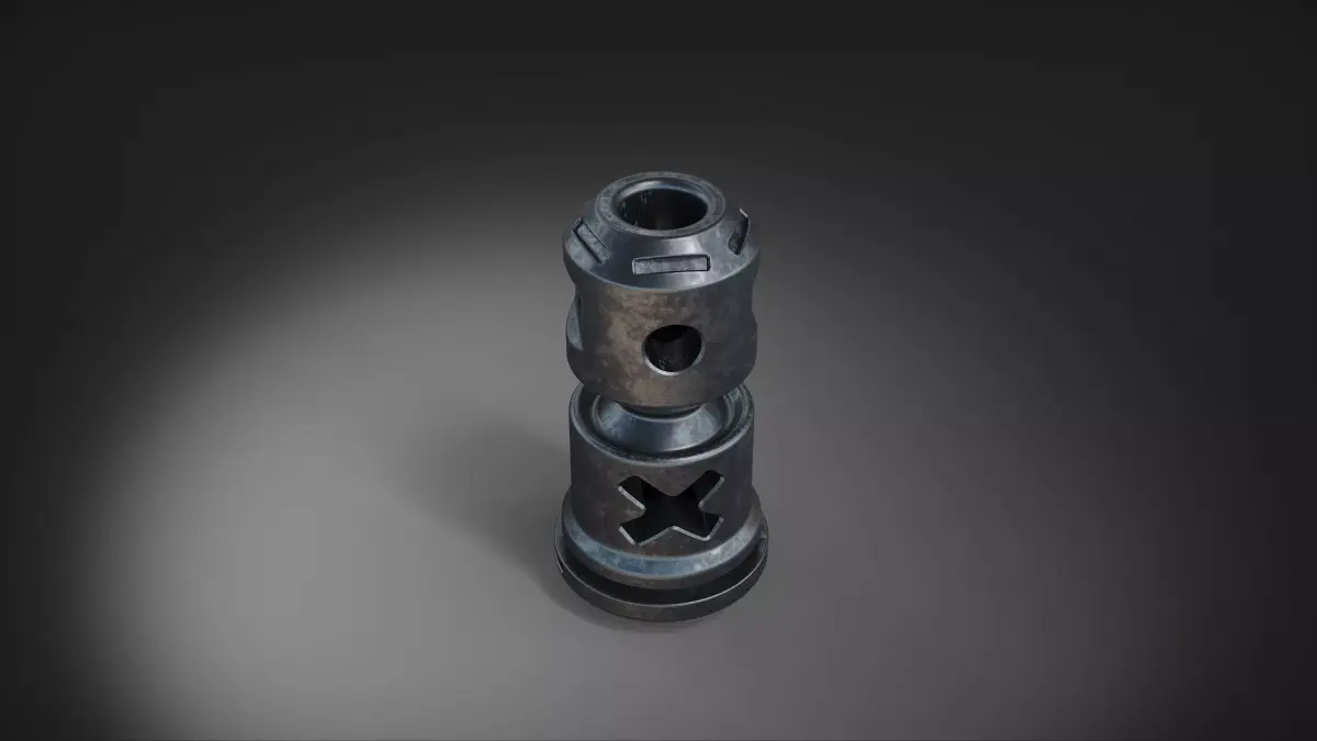 muzzle brake  vol9 3D model