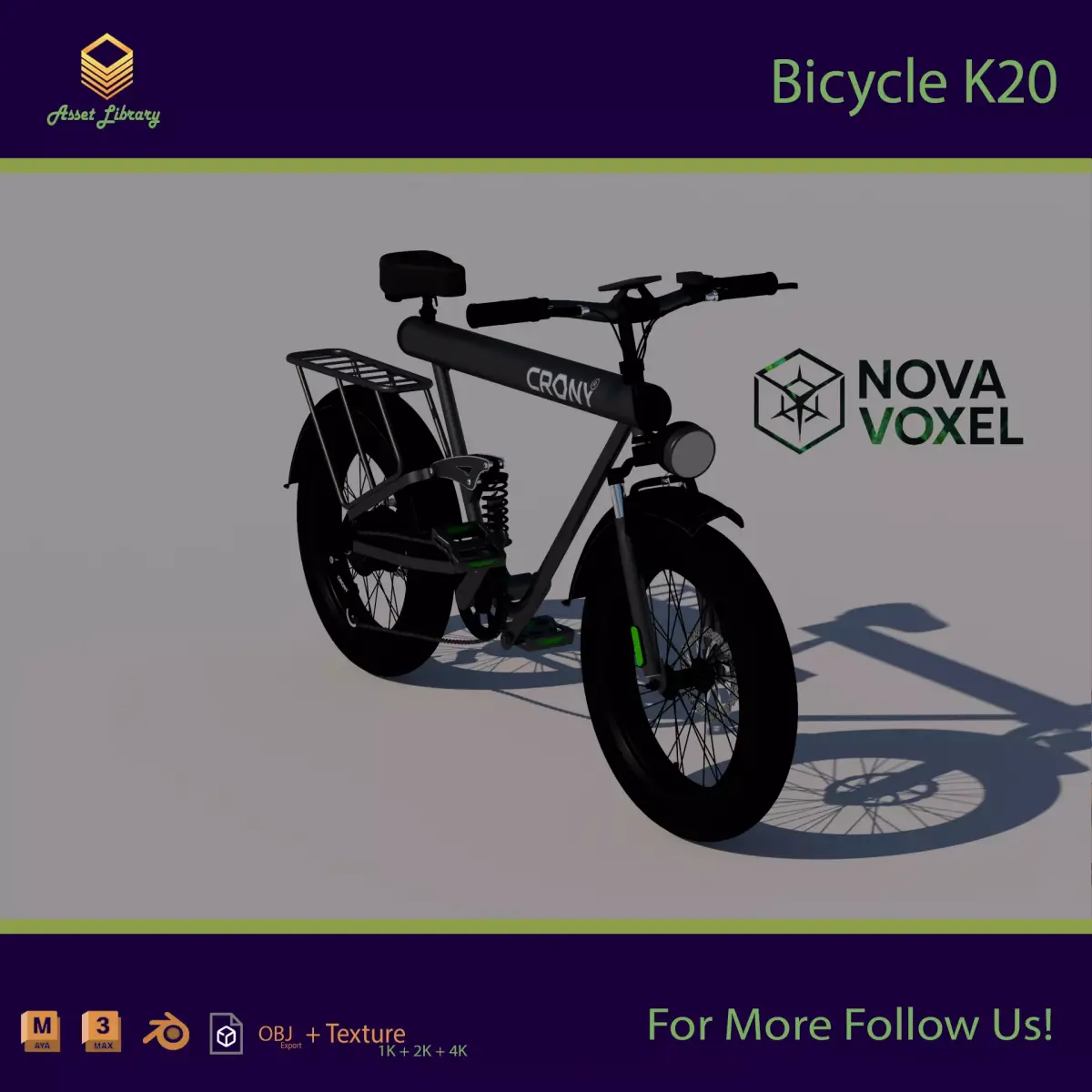 Corny K20 E-Bike 3D model
