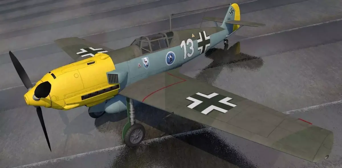 Messerschmitt Bf-109 E-3 Emil 3D model