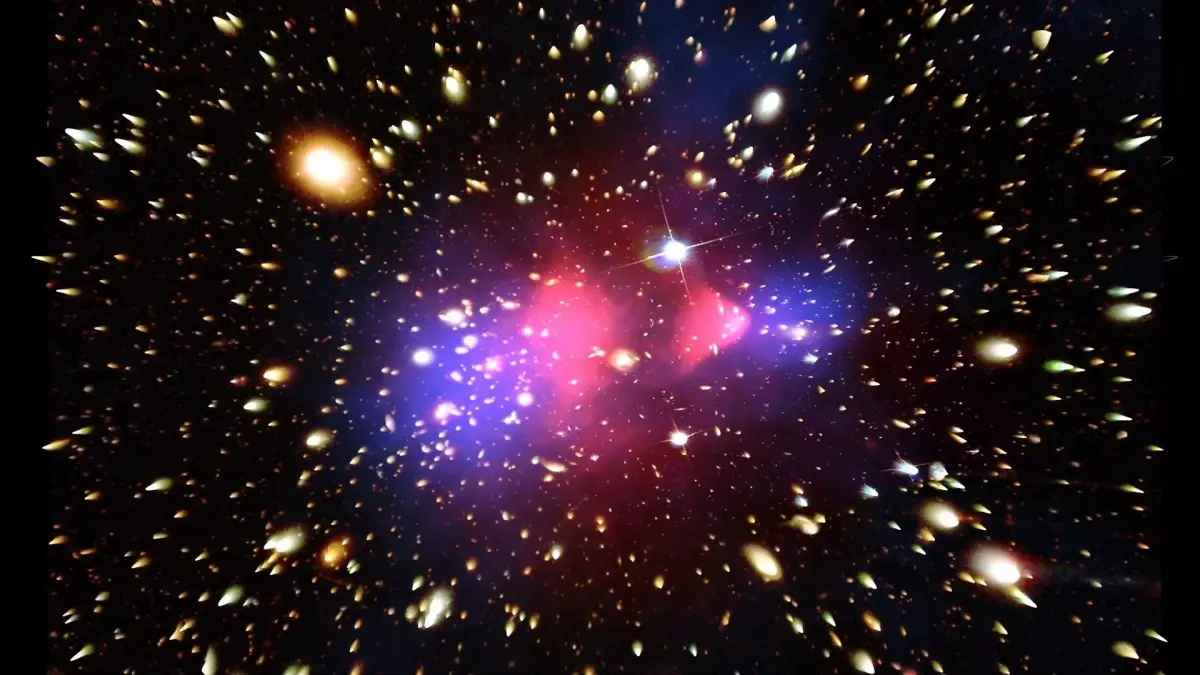Bullet Cluster 3D model