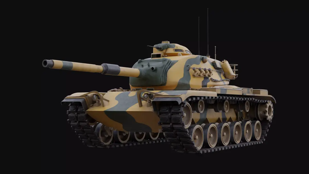 M60A3 Patton  3D model