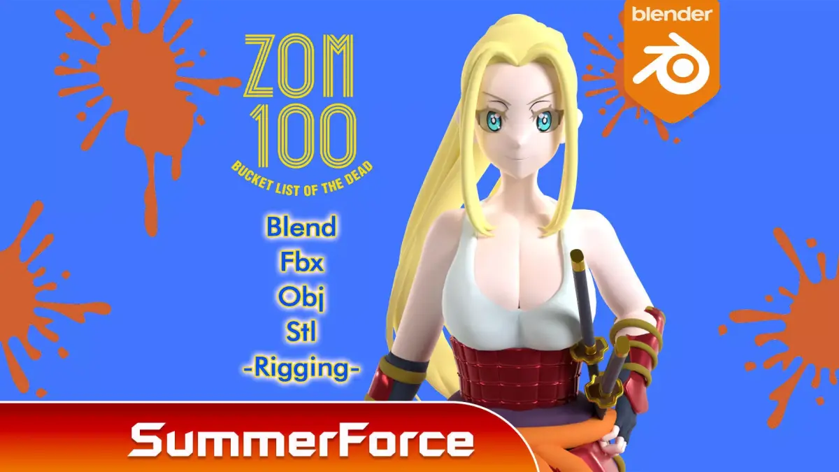 Beatrix Amerhauser - Zom 100 3D model