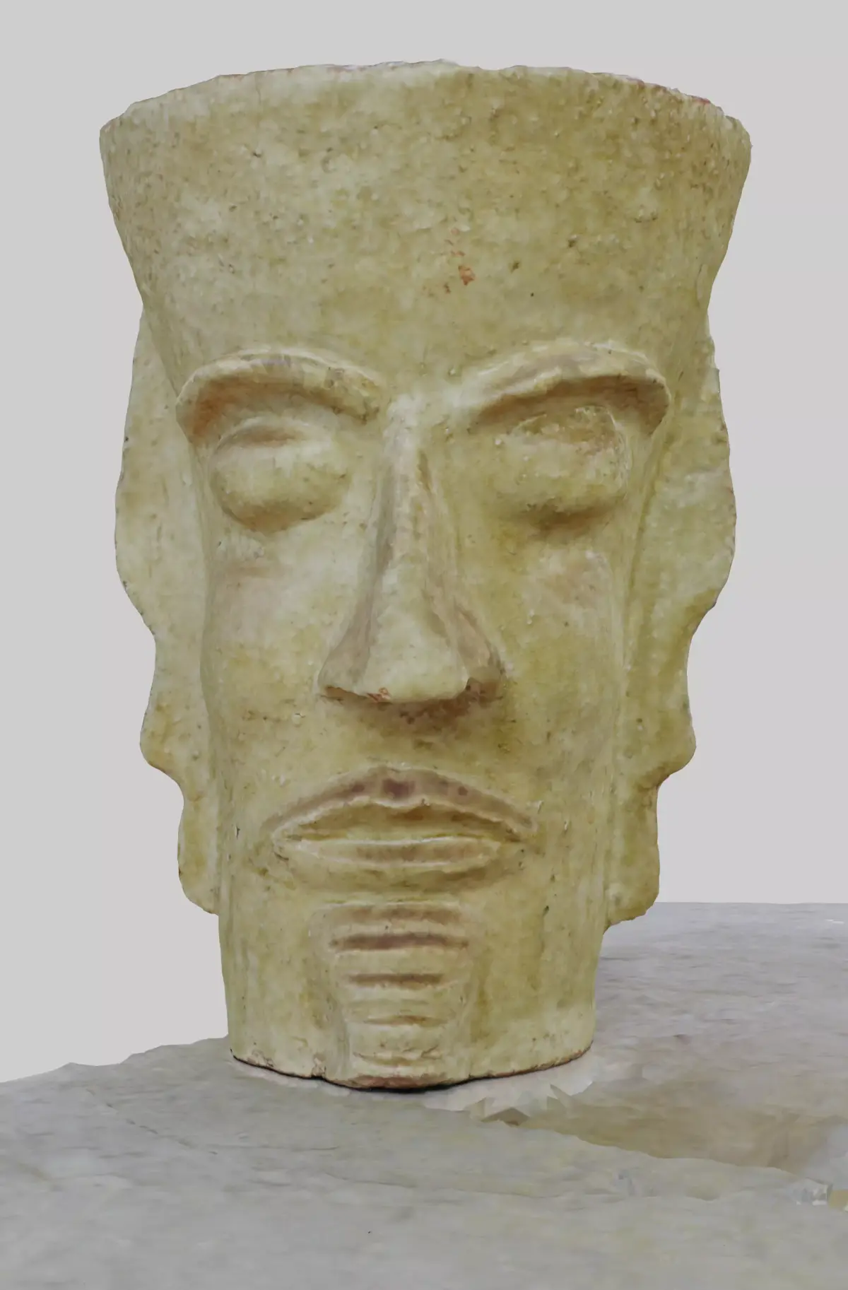Unique Antic Vase with Faces Photo Scan 3D model