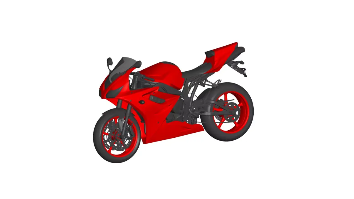 Daytona 675 3D model