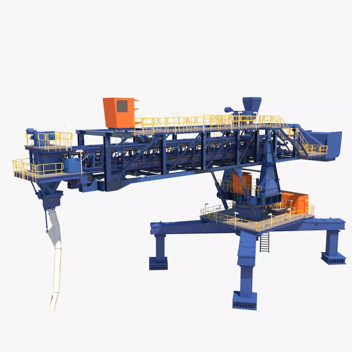3d shiploader construction machine 3D model