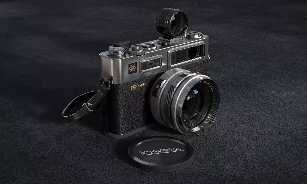 yashica 35 old camera classic camera leica 3D model