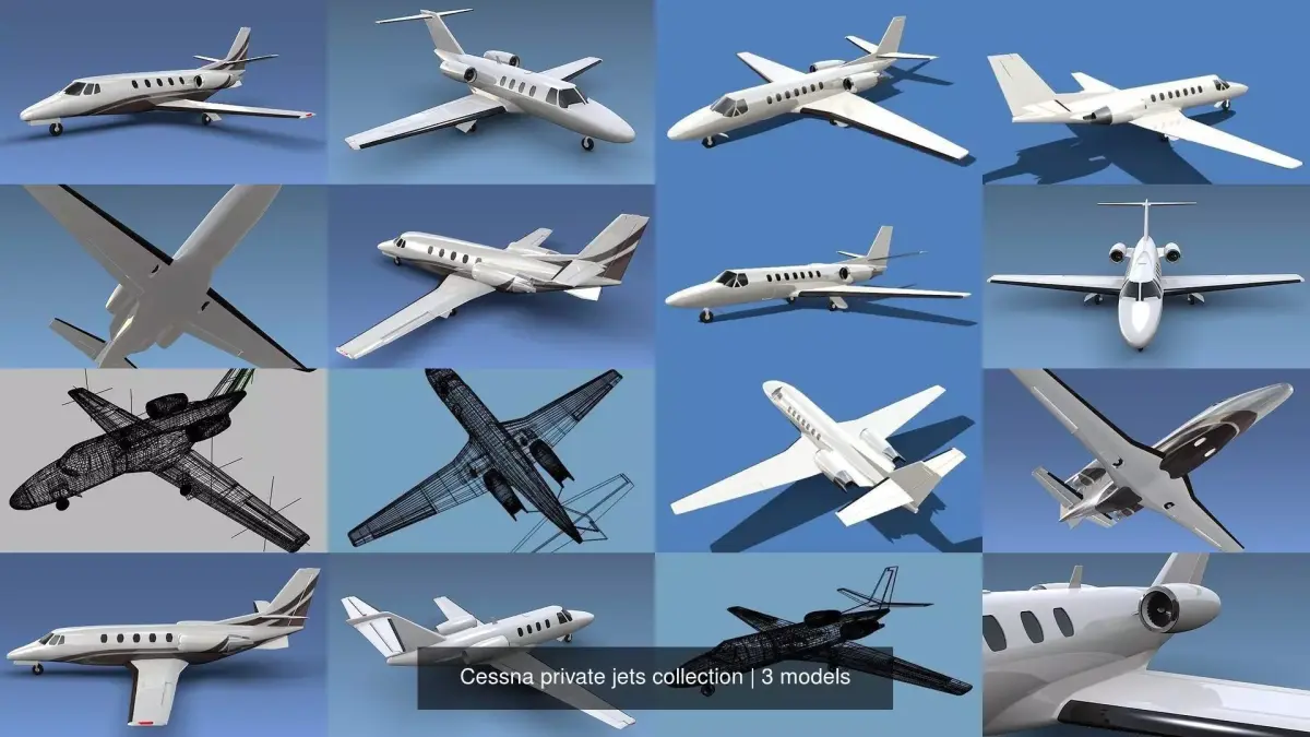 Cessna private jets collection 