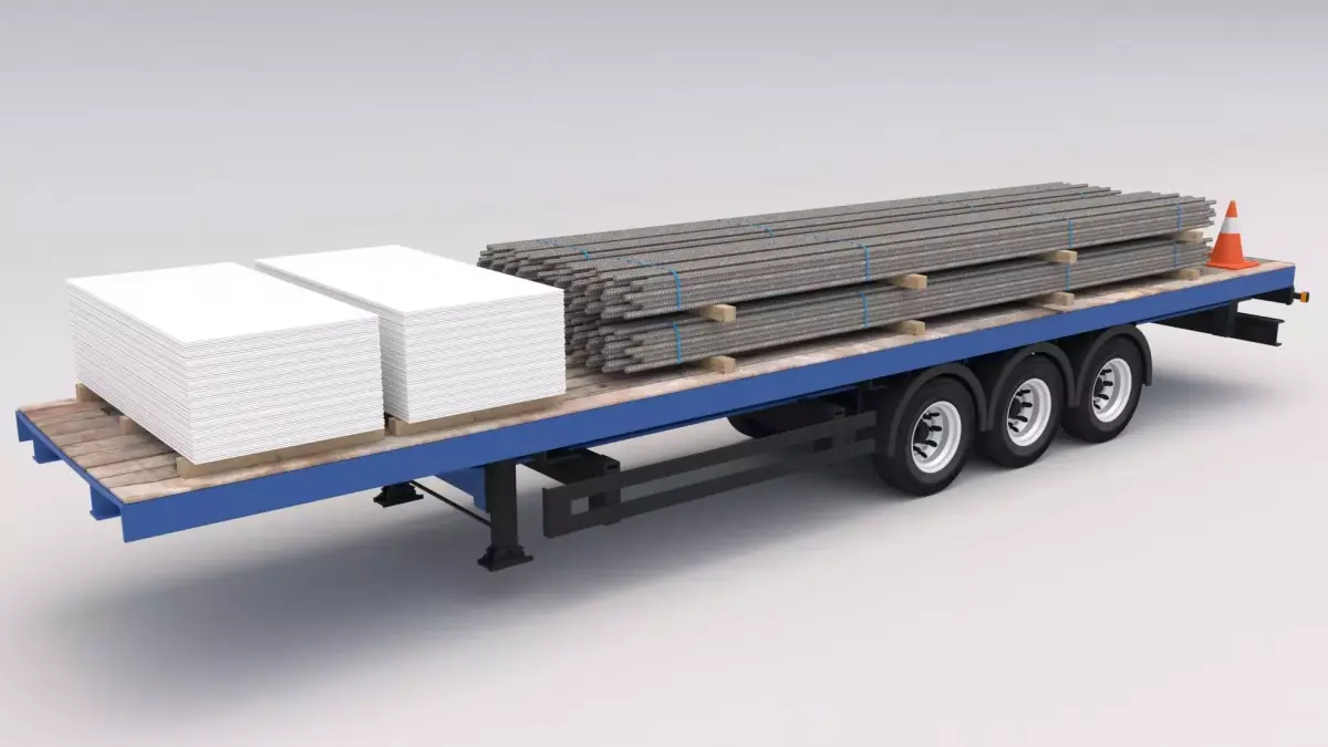 Industrial Trailer 03 3D model
