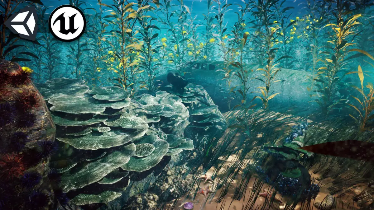 Nature Assets - Marine Biome Low-poly 3D model
