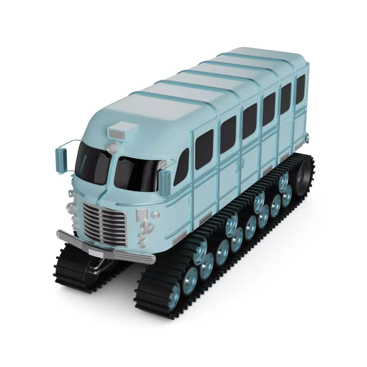 Snowcat Buse 3D model buy