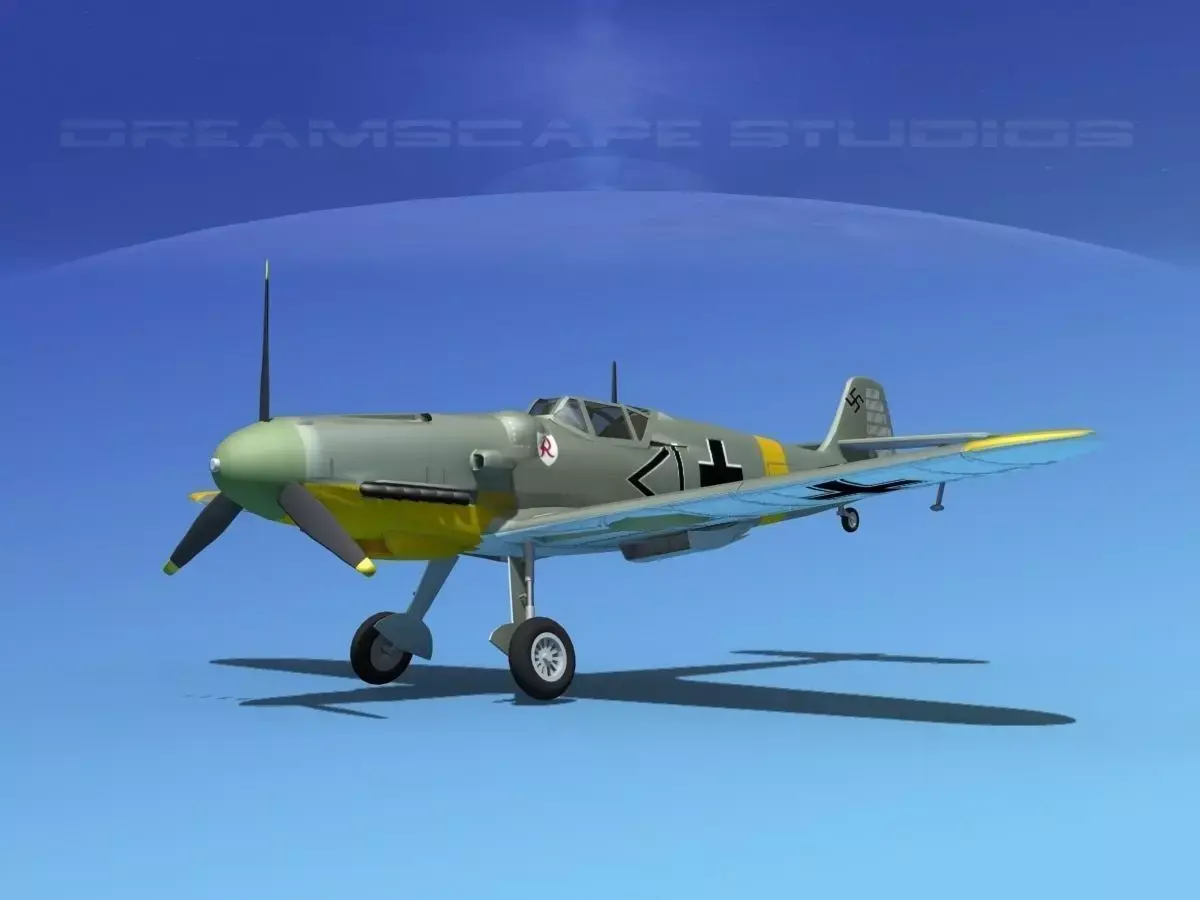 Messerschmitt BF-109 V06 3D model