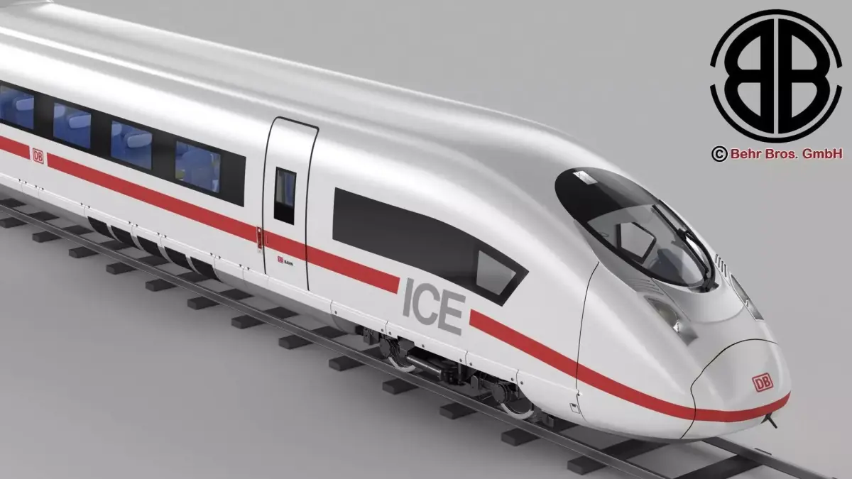 ICE 3 BR407 3D model