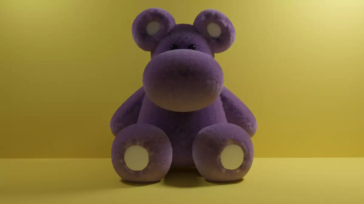 Bear hippo 3D model