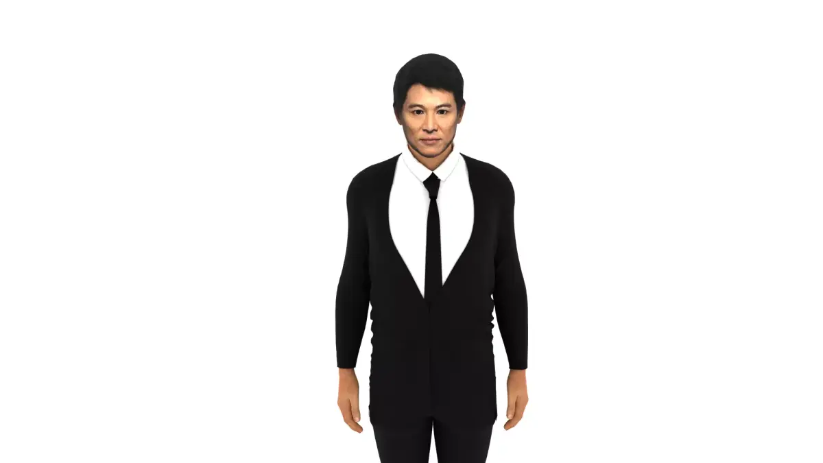 Jet Li Low-poly 3D model buy