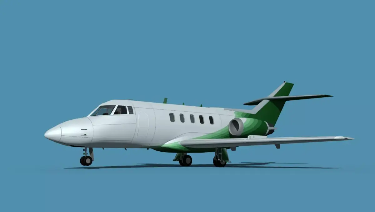 British Aerospace 125 Dominie V06 3D model