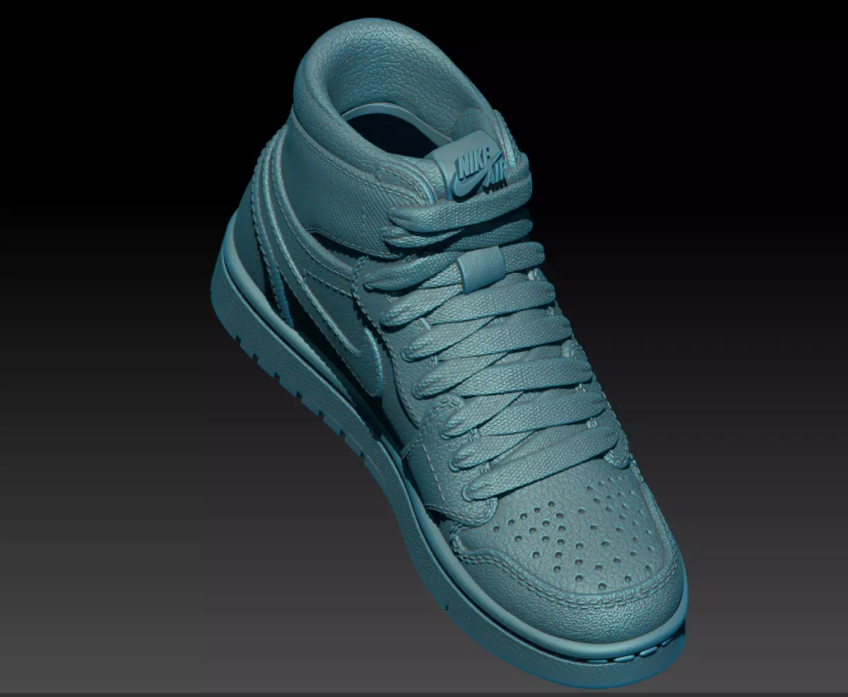 Nike Air Jordan sport shoes 3D print model purchase