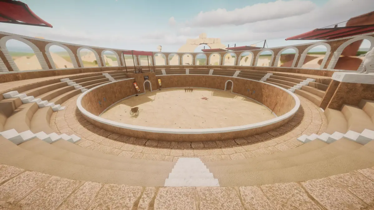 Gladiator Arena Low-poly 3D model purchase