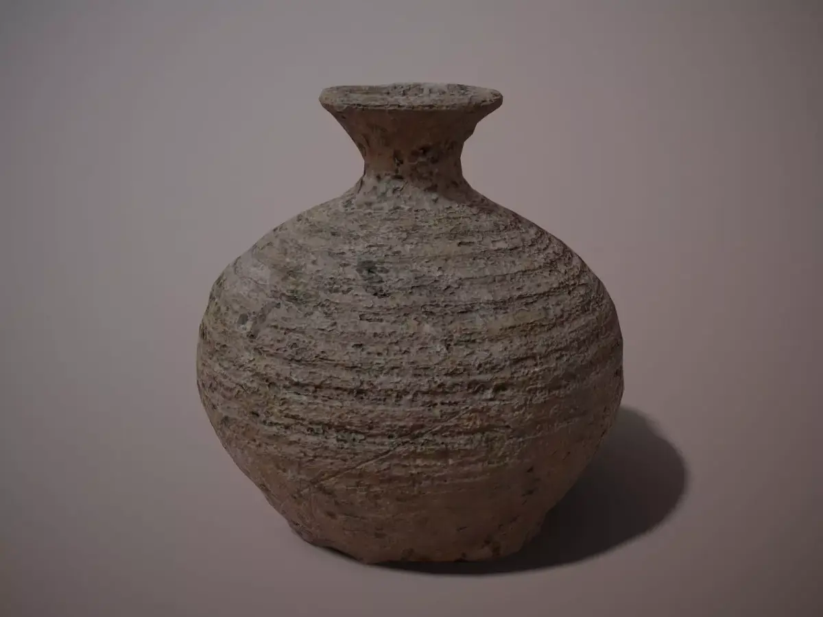 Old Jar PBR low poly Free low-poly 3D model