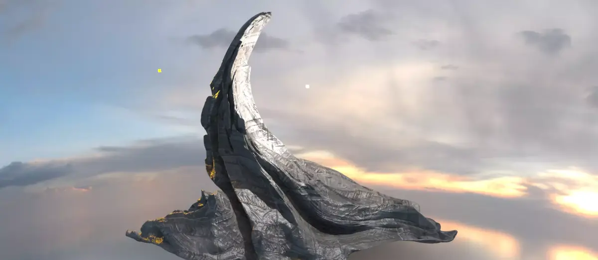 Ghost rock Low-poly 3D model