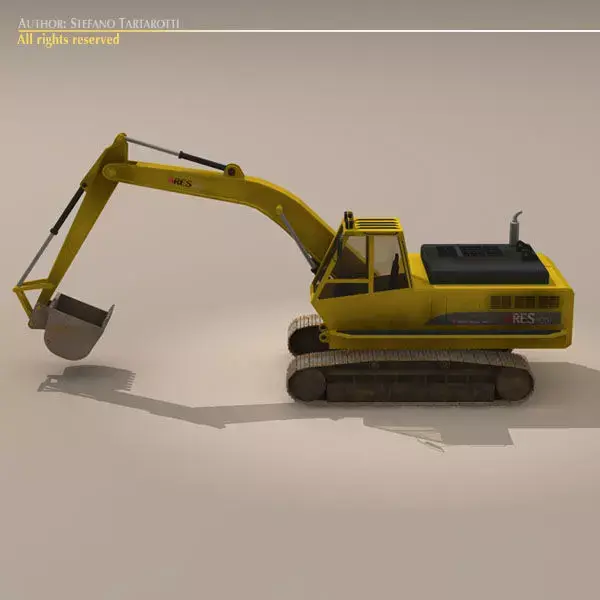 Excavator 3D model